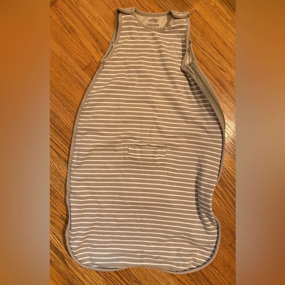 Wooino Striped Gray Sleep Sack